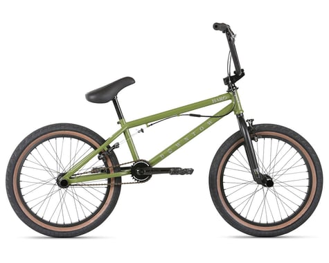 Haro Bikes 2021 Downtown DLX BMX Bike (20.5" Toptube) (Matte Army Green)